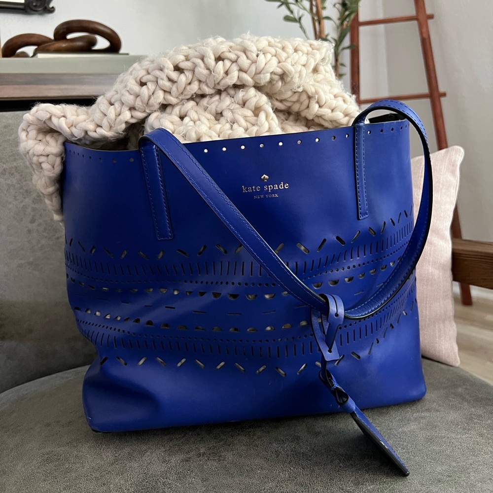 Kate Spade New York - Lillian Laser - Cut Leather Tote